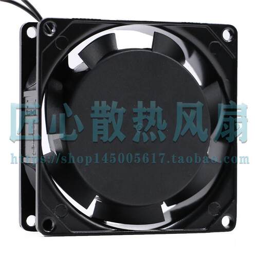 ZHENDA FAN ZD8025A2HS AC 220V 0.08A 80x80x25mm 机柜散热风扇