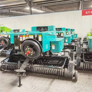 2.2米秸秆压捆机收获秸秆方捆机捡拾型草捆机