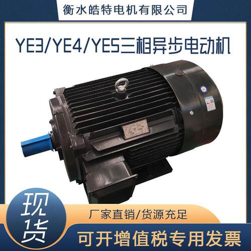 55W三相异步电动机YE3/YE4/YE5/国标铜线电机380V/660v/水泵高效