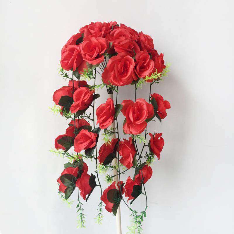 新款42头路引花罗马柱花篮单独下垂花婚庆拱门装饰花升降路引花束,节庆用品/礼品,婚庆绢花,淘宝优惠券,粉丝福利购,淘宝优惠卷