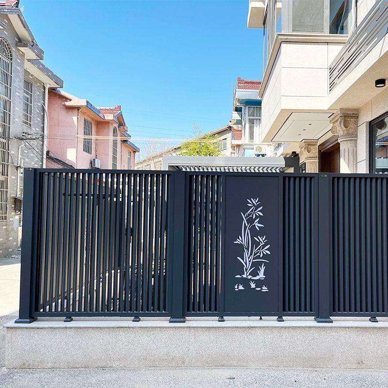 别墅铝艺护栏欧式院墙 新中式栏铝合金庭院围栏小区栅栏围墙栏杆