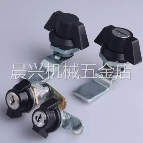 XAS63带锁芯 圆柱锁 蝶形 XAS72 不带锁芯 门柜锁