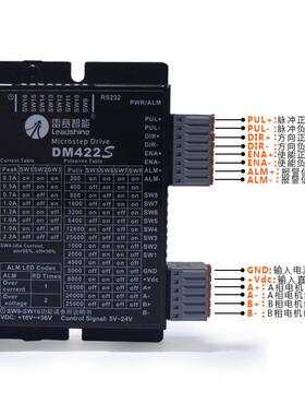 驱动器DM422C升级DM422S 35 39 42二相步进电机替代原M420