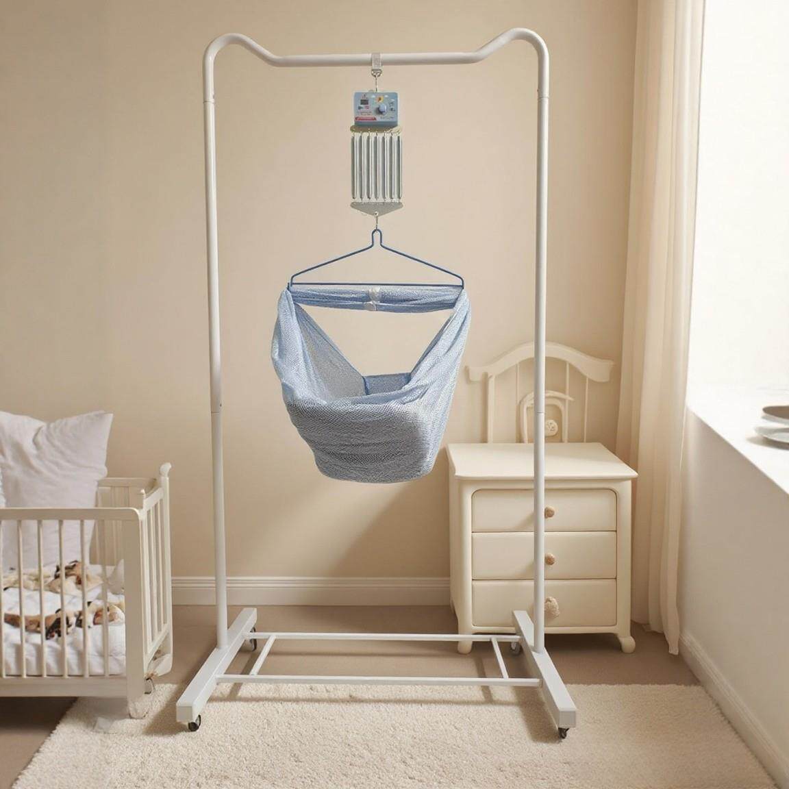 中东马来西亚拥抱婴儿吊床纱笼儿童电动摇篮床摇巢幼儿舒适工艺品