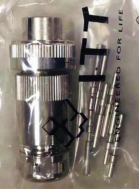 MOOG穆格D633-308B连接器7芯G761-3033B单向航空插头4芯