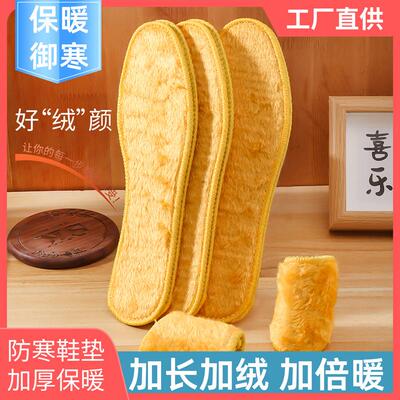 Warm Insoles for Women and Men, Winter Fleece Lined, Soft an