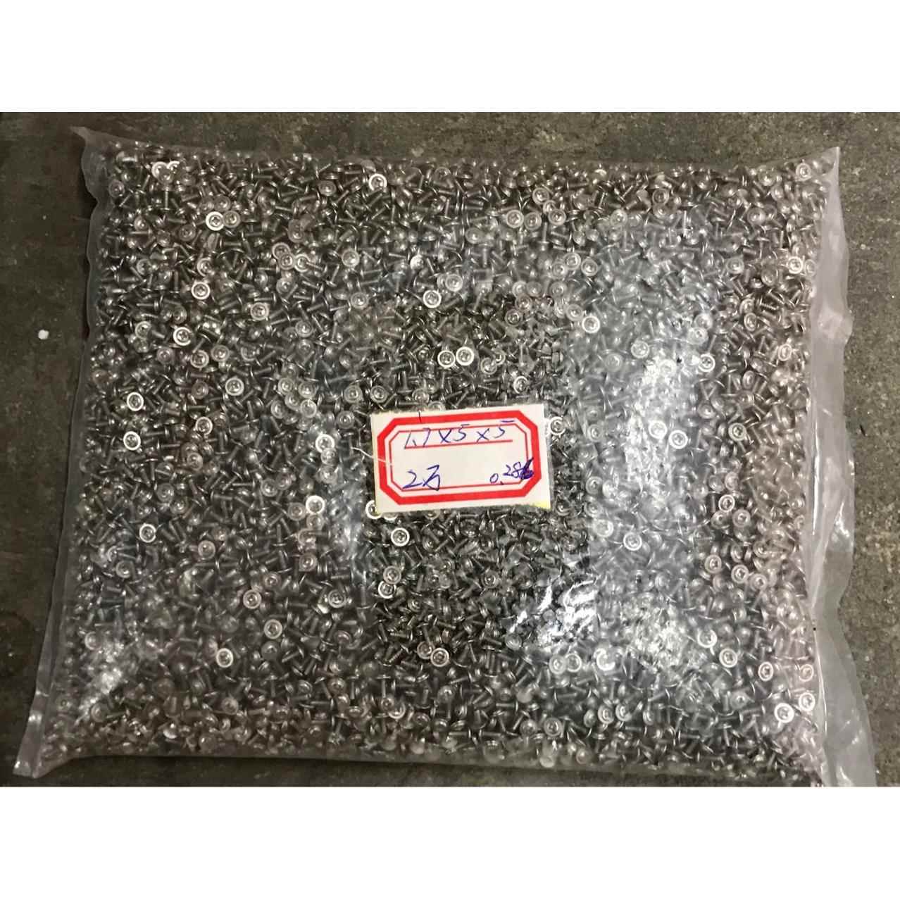 m罗1小7*5*5镀镍带垫平尾自攻环保PWBWLG小螺钉.微紧固件丝