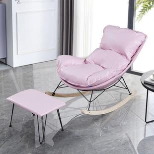 客SIP厅摇摇椅轻奢阳台逍遥椅家用休子闲大人躺椅红网发沙椅懒人