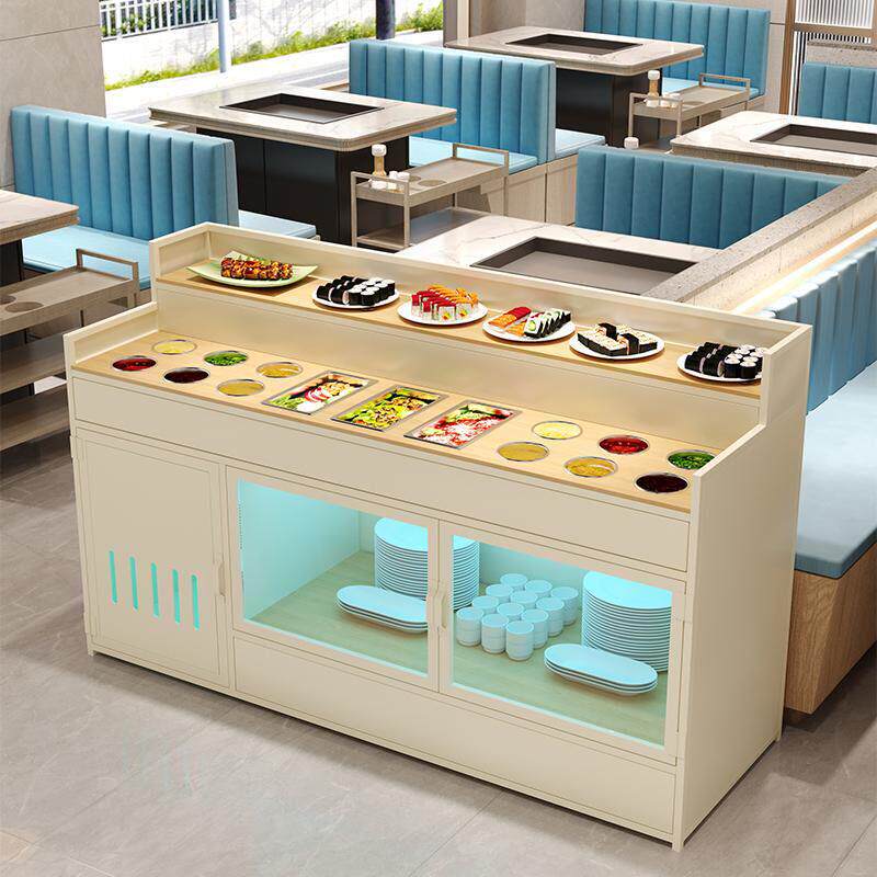火锅店自助调料台蘸料台饭厅小料台串串香烤肉店调味台商用酱料台