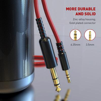 OneOdio（数码产品） 配件线材OneOdio 3.5mm/6.5mm音频转接线功