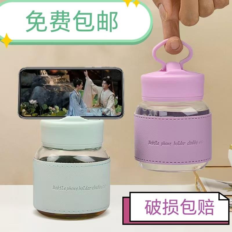 包邮可爱小胖胖杯创意玻璃杯礼品牛奶杯咖啡杯家用杯子迷你墩墩杯