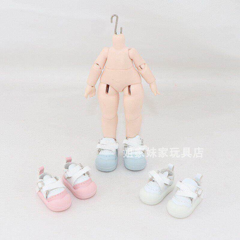 小铃铛社区 灯笼体娃衣 8.5cm12分BJD素体OB11素体娃用休闲鞋多色
