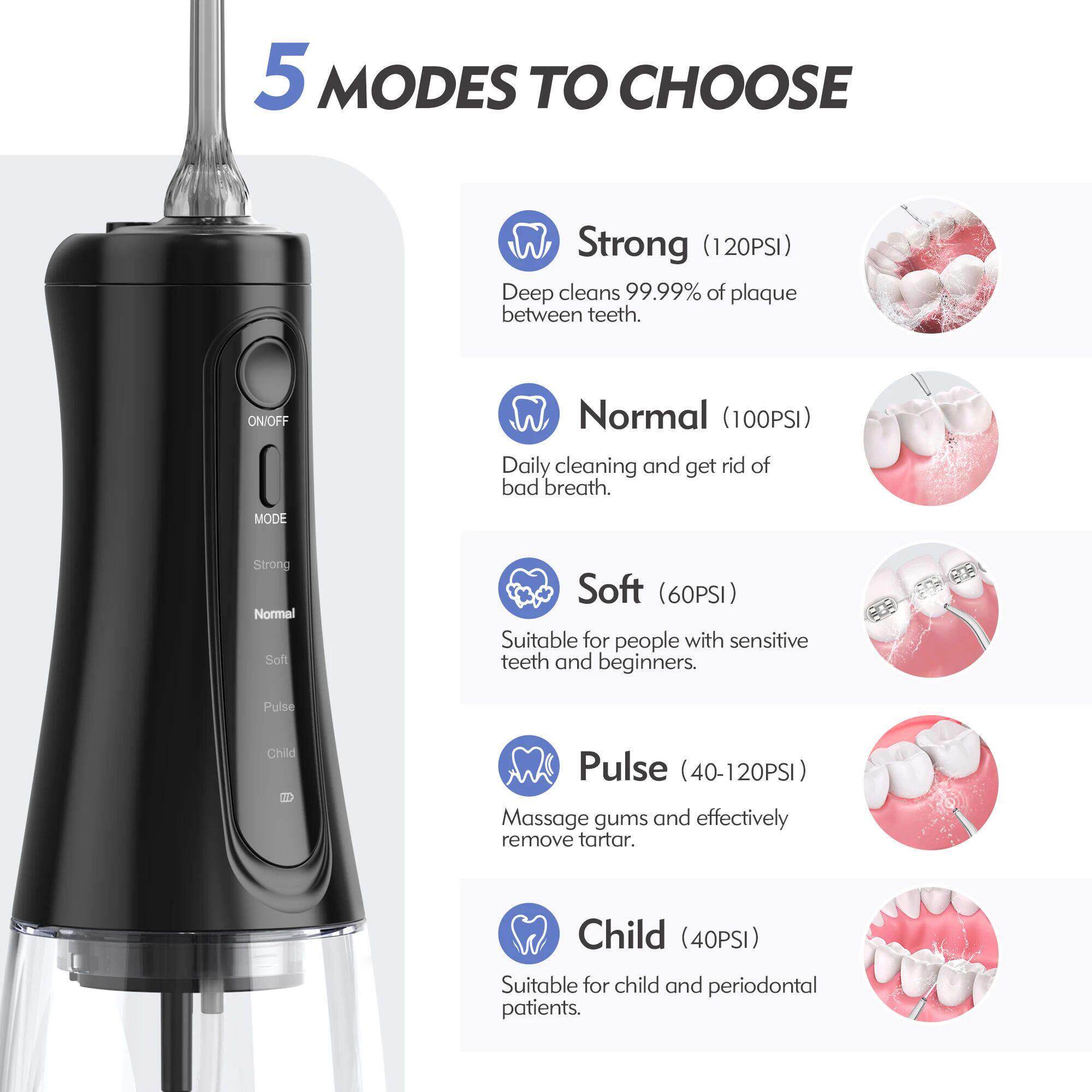 Oral Irrigator Portable Water Flosser Dental Thread Teeth Pi