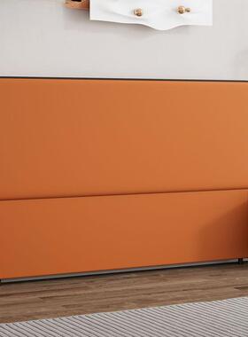 床头单买落地法式落地软背红新款实木单网双OLR单个床人头家靠用