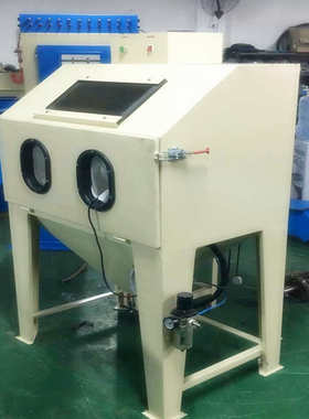 小型手动喷砂机 旧件除锈翻新小型喷砂机 6050箱式手动喷砂机