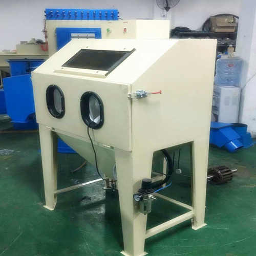 小型手动喷砂机 旧件除锈翻新小型喷砂机 6050箱式手动喷砂机