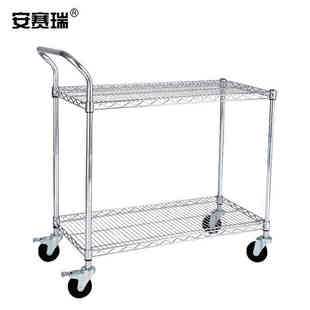 瑞移動搬運轉車物料工具車手推車物流線網鍍鉻安賽分可車間電商周