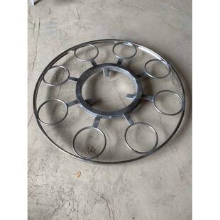 旋转柴火架子农村柴火灶转盘火锅架柴火炉架子火坑架地火炉支架