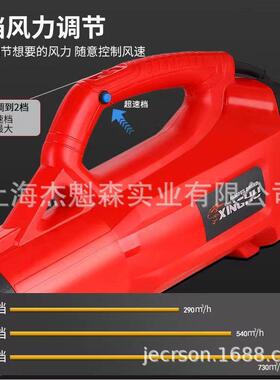 兴虎电式吹充风机鼓48V大功率电动吹落CQL叶灰尘风机线锂电吹无雪