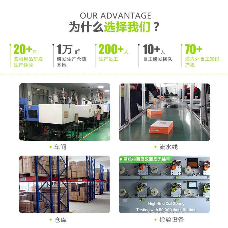 遛狗小型绳子自动狗狗反光牵引牵引绳大型宠物伸缩狗伸缩绳绳器