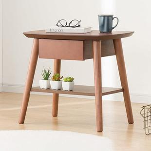 玛拉克 现代简约轻奢实木卧室床头柜小型 NITORI宜得利家居 家具