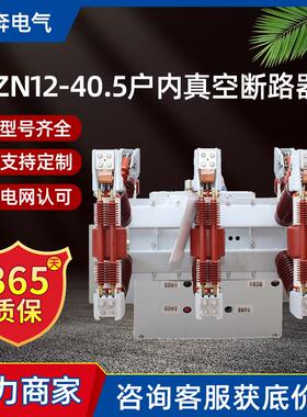 ZN12-40.5/630-1250-1600-31.5户内高压真空断路器固定手车式35kv