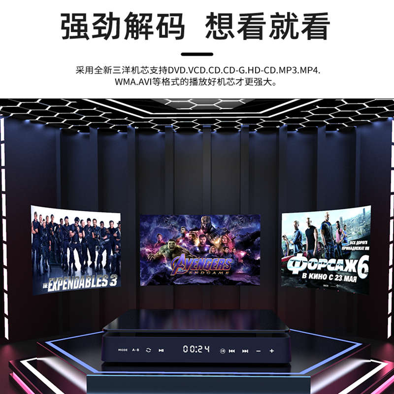 家用DVD高清影碟机VCD机迷你CD机DVD播放机1080HDMI音视频播放器