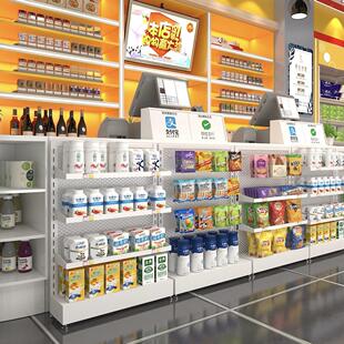 超市收银台小货架前展示架口香糖零食架便利店糖果置物架槟榔吧台