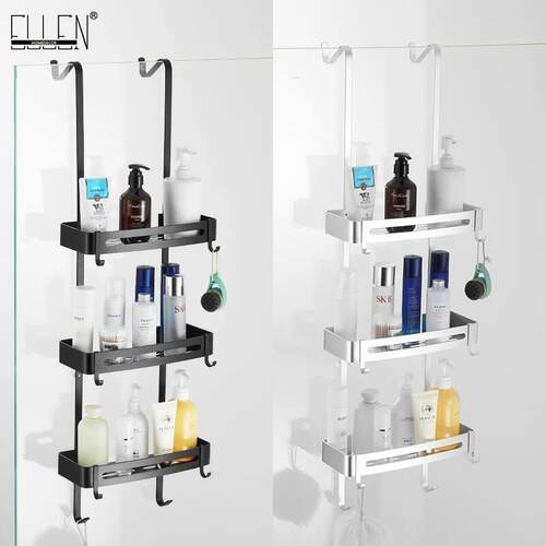 Hanging Bath Shelves Bathroom Shelf Organizer淋浴门置物架
