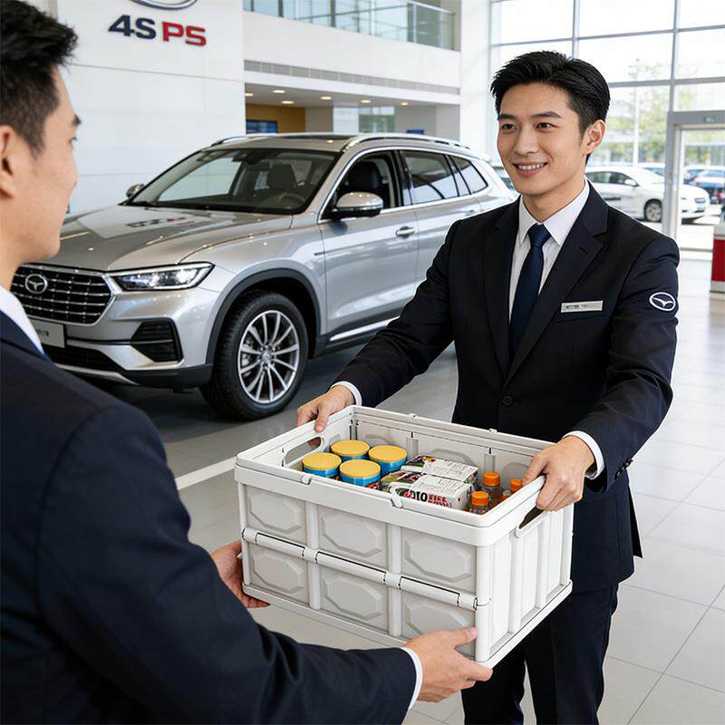车行送礼手提折叠收纳箱户外露营箱桌一体木盖摆摊箱车载后备箱子