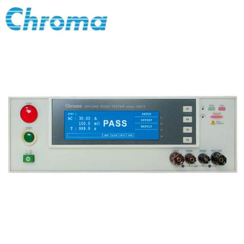 Chroma致茂19572接地连接测试器0.1~510mΩ3~45A50Hz/60Hz