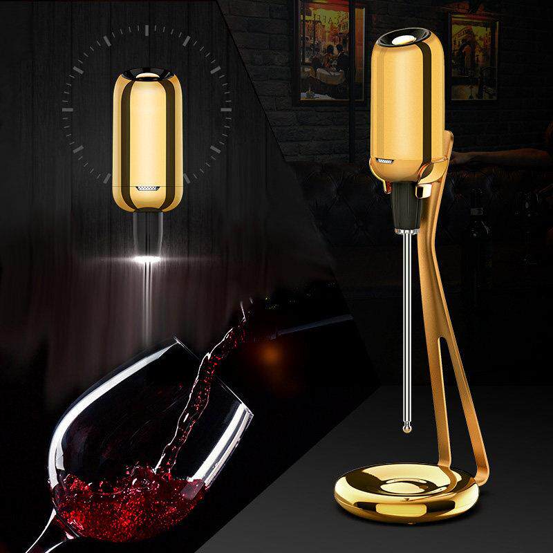 硕而博WineInf小酒窝快速电动醒酒器 葡萄酒红酒家用可携式打气醒