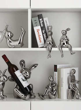 贝汉美现代轻奢人物摆件客厅办公室玄关电视柜酒柜装饰品