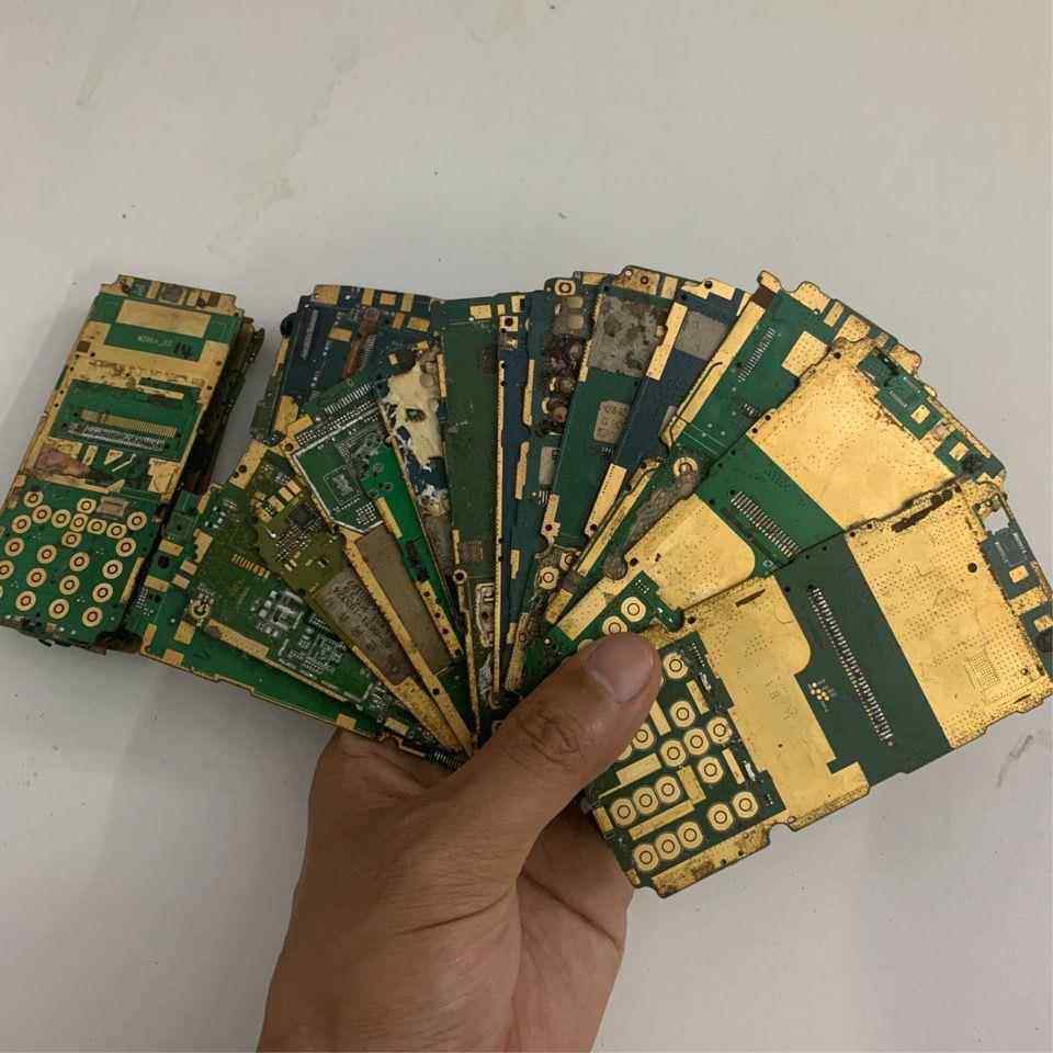 炼金手机主板废料洗金炉料电子黄金芯片岩棉镀金玻纤布提炼下废旧