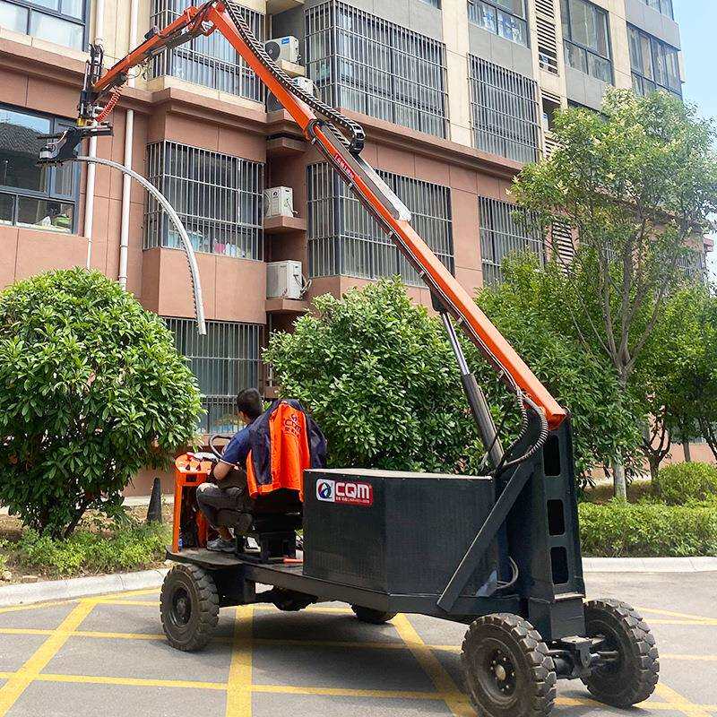 树冠修剪机修圆形高速公路园林伸缩臂高空修枝机景观树木修剪车