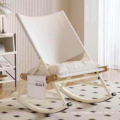 HTC简阳台摇摇午椅小户型家用休闲椅客厅休躺椅约网红设懒计人沙