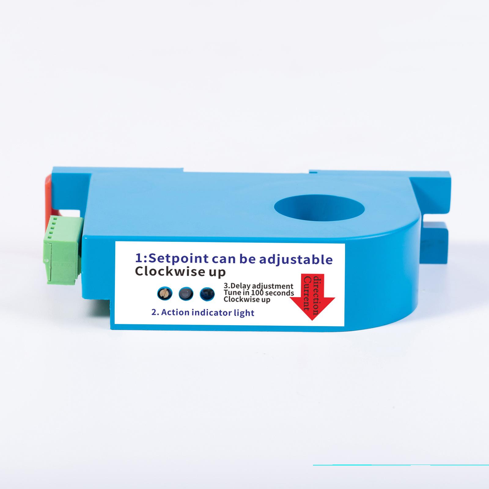 DC 0-50A/300A电磁感应Din导轨电流开关 CE认证 200ms延时