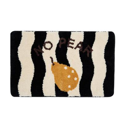 高档莫语 防滑簇绒地 ins风室毯床边毯 客厅进门卧地垫 长方形鞋