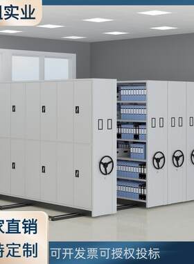 成都档案室密集柜移动轨道密集档案柜大空间容量文件分类管理安全