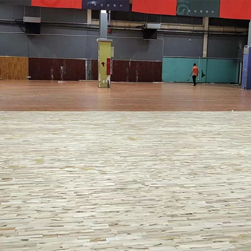 枫桦木运动木地板室内篮球馆羽毛球馆舞台舞蹈实木地板健身场馆