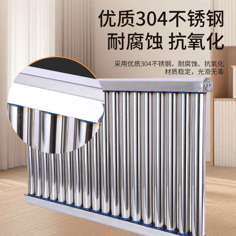 家用不锈钢暖气片 厂家锈钢散热器集中供暖壁挂立式大水道耐腐蚀
