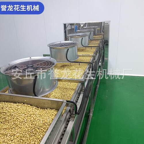 花生米油炸生产线酒工鬼花生生产生线休闲品食加麻辣花生产流LAG