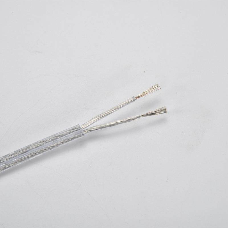 多国认证PVC两芯透明圆护套线防水软线纯铜吊灯电线