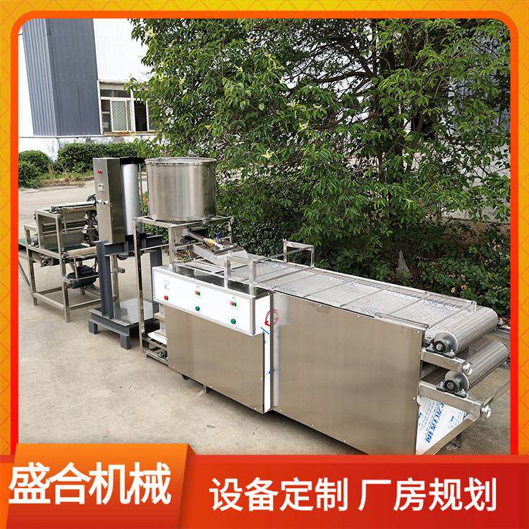 小型家庭豆腐皮机器商用豆腐皮机设备泼皮均匀包教技术