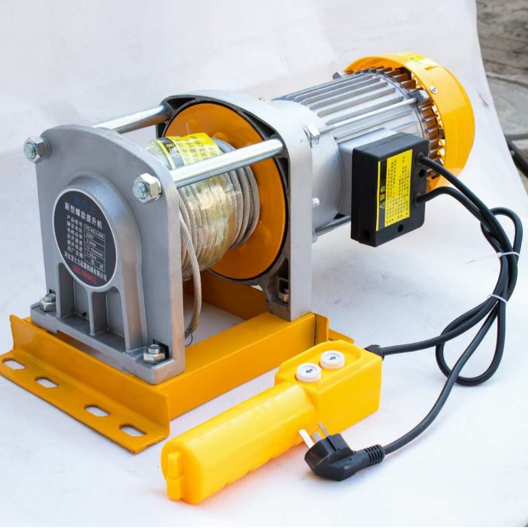 吊220v1家用建筑提升机升降/小型起重2吨电动葫芦小装修机