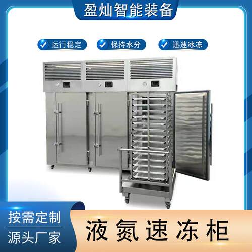 鱿鱼速冻柜零下196度低温速冻柜液氮速冻机海参液氮速冻机商用