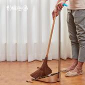 手工编织山棕扫把鬃毛笤帚家用扫帚簸箕组合扫把簸箕套装 棕丝扫帚