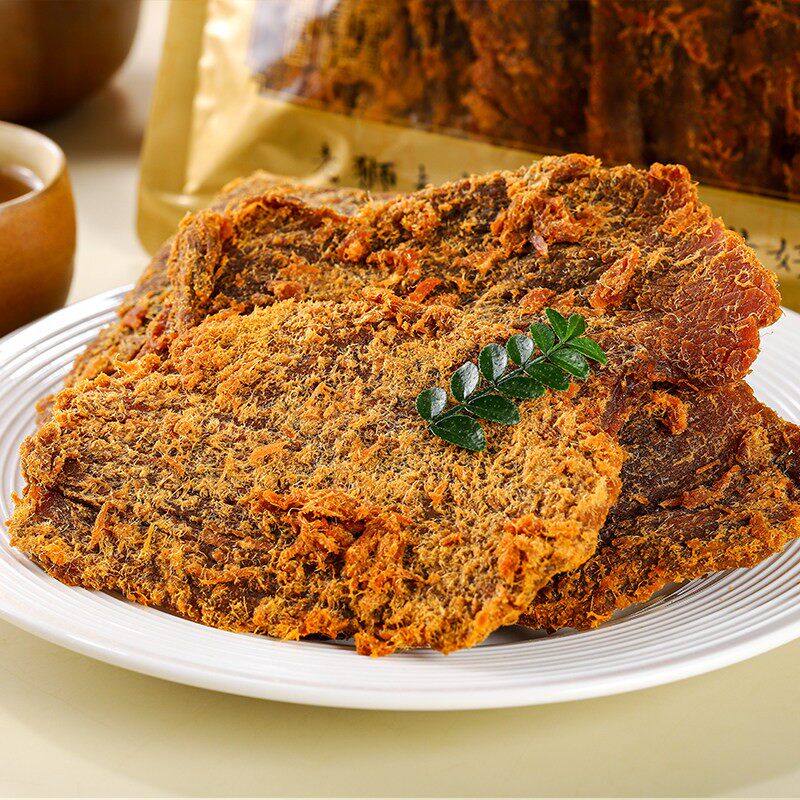 新货老狮夫猪肉片泉州特产沙爹味原切猪肉干解馋耐嚼猪肉脯闽南伴