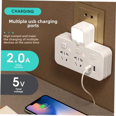 Power cord extension socket plug wire board with towing plat