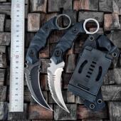 新影爪刀锋利高硬度野营便携式 不锈钢水果刀瓜果刀剥皮工具